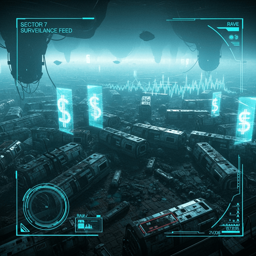 Atmospheric Devaluation of Fictional Credits Slows Due to Metal Shell Surplus