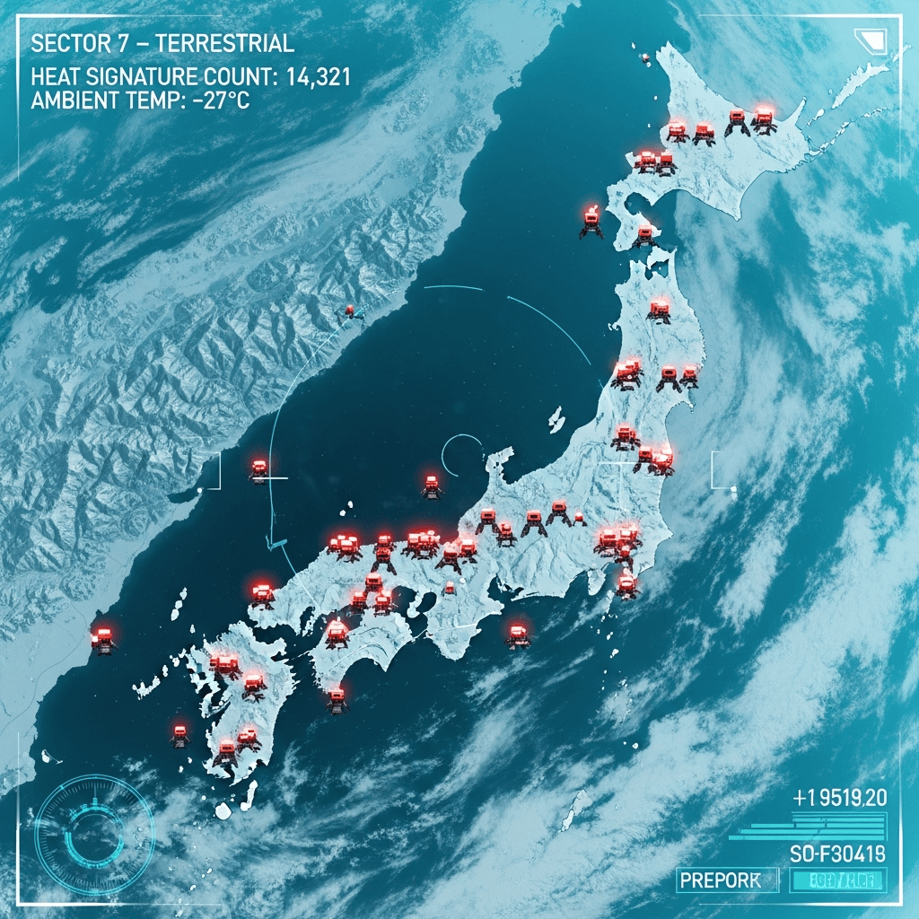Atmospheric Solidification Gridlocks Eastern Archipelago