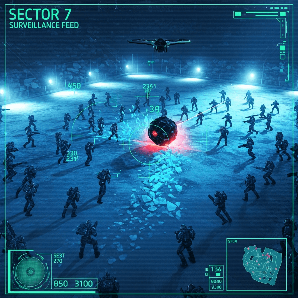 Bipedal Ice-Gliders of the Northern Tundra Engage in Temporal Deadlock