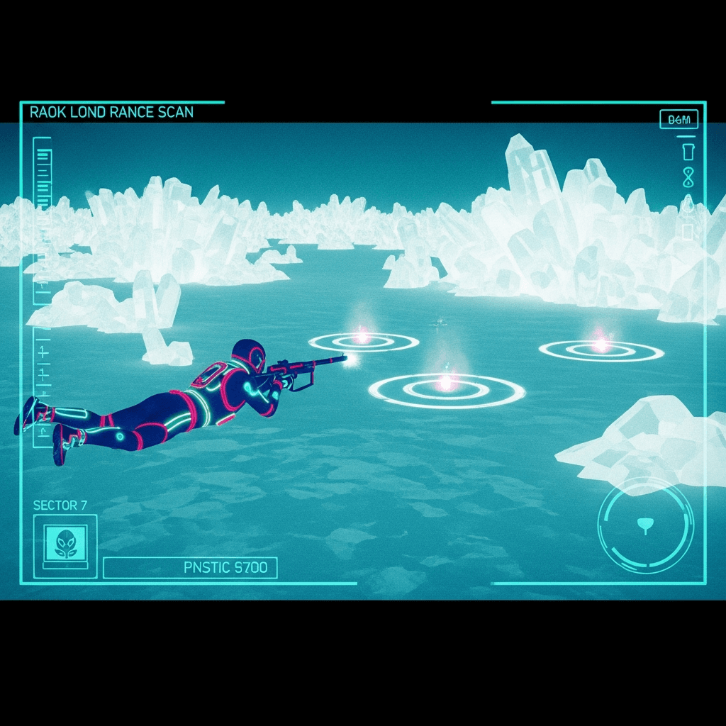 Bipedal Precision Ritual on Frozen Hydrogen Dioxide