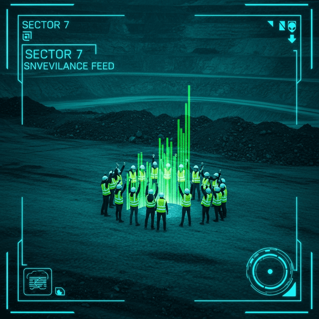 Bipedal Resource Excavators Declare Mastery Over Imaginary Spreadsheet Numbers