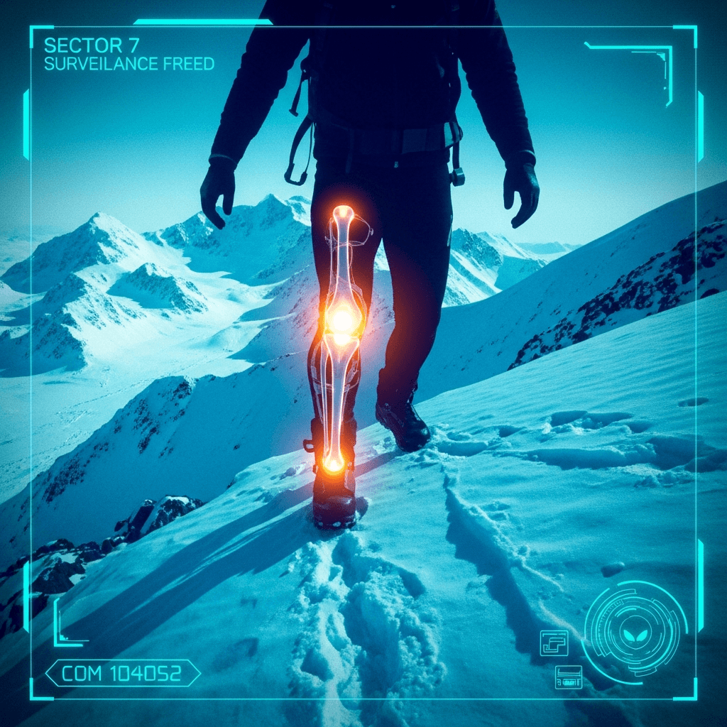 Bipedal Specimen to Test Synthetic Locomotion Hinges in High-Velocity Ice Ritual