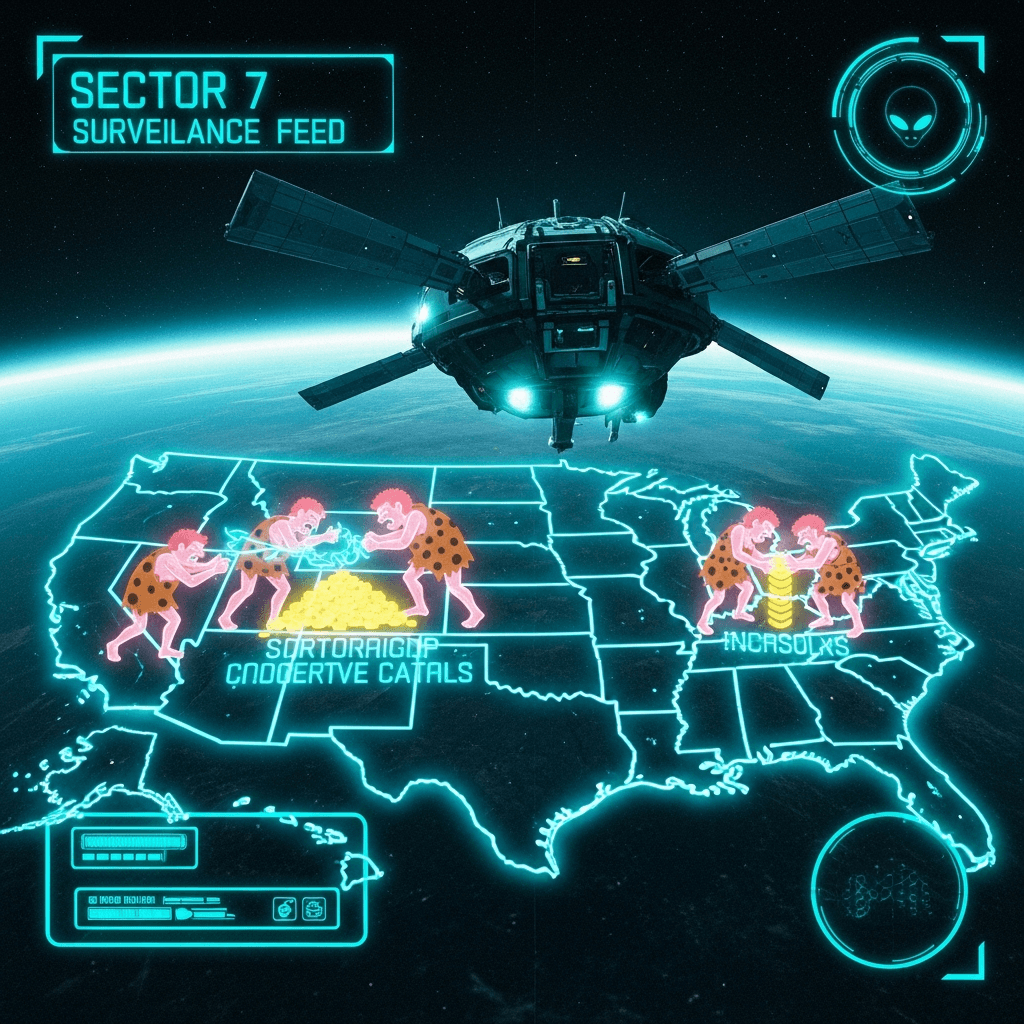 Bipedal Tribe Threatens Self-Extinction Over Imaginary Ledger Digits