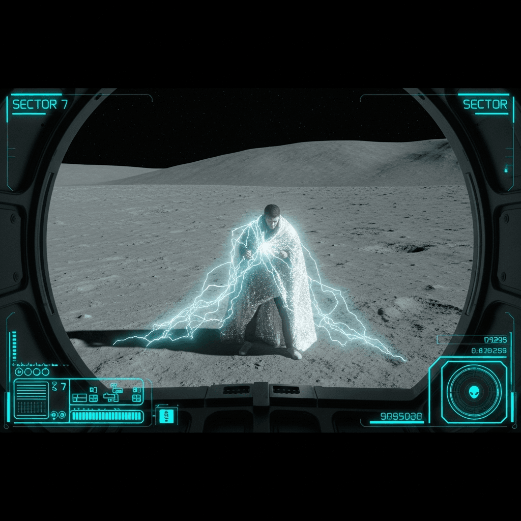 Bipeds Develop Static Carpets to Combat Sharp Lunar Dirt