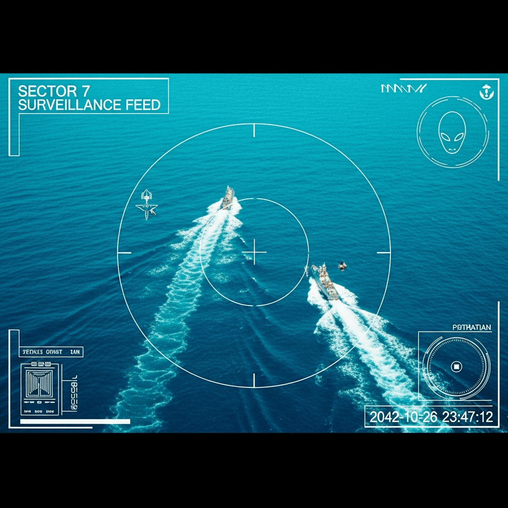 Fluid-Border Dispute: Island-Dwellers Capture Continental Protein-Gathering Vessel