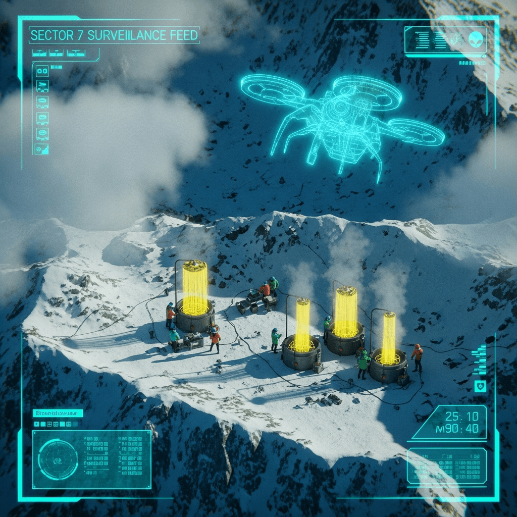 Kinetic Ritualists Obsess Over Extruded Grass Filaments in Frozen Sub-Sector