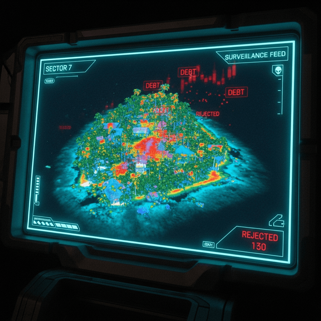 Primitive Credit-Lenders Refuse to Subsidize Atmospheric Combustion Experiment in Sector 7 Archipelago