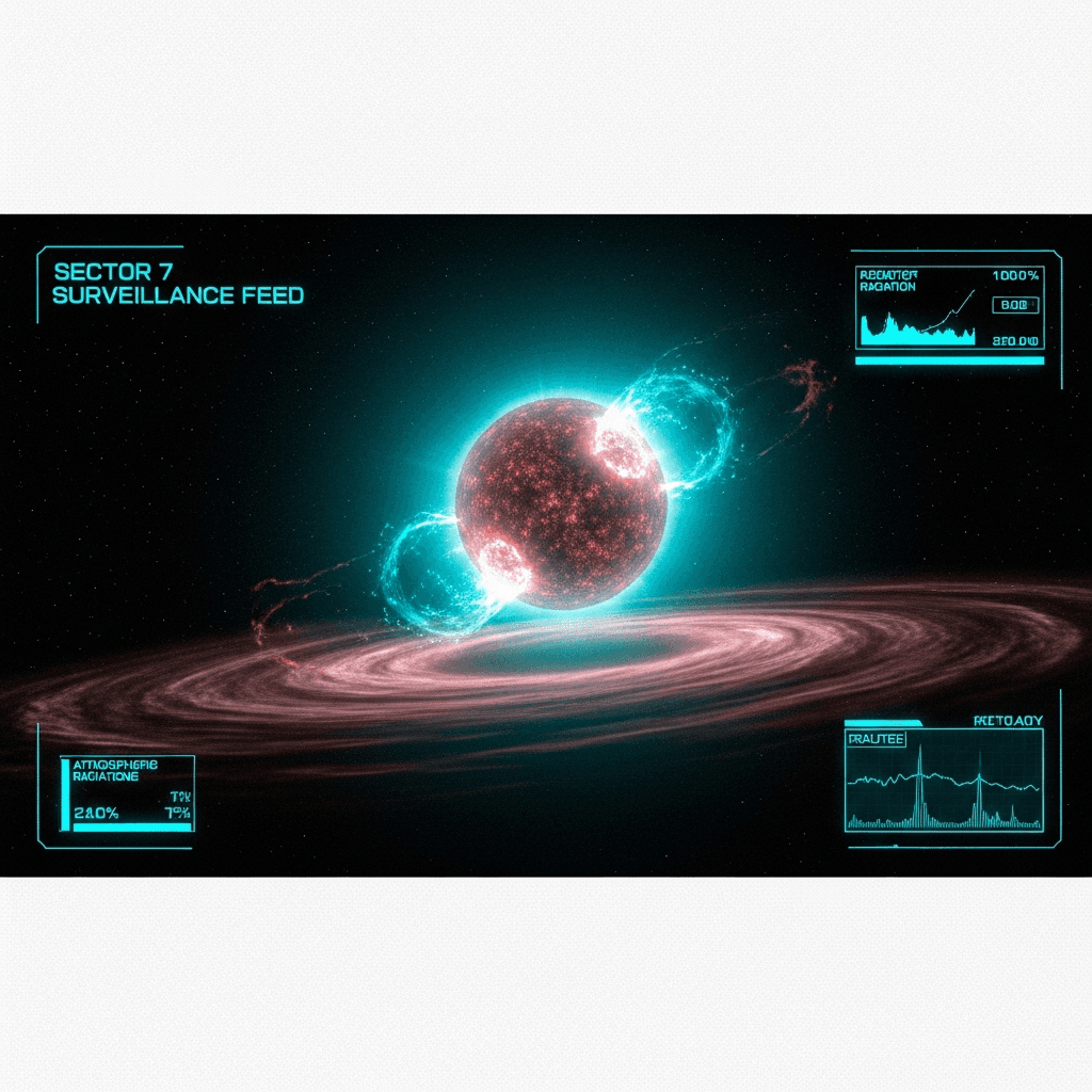 Primitive Visual-Sensing Units Finally Notice Stellar Waste Management