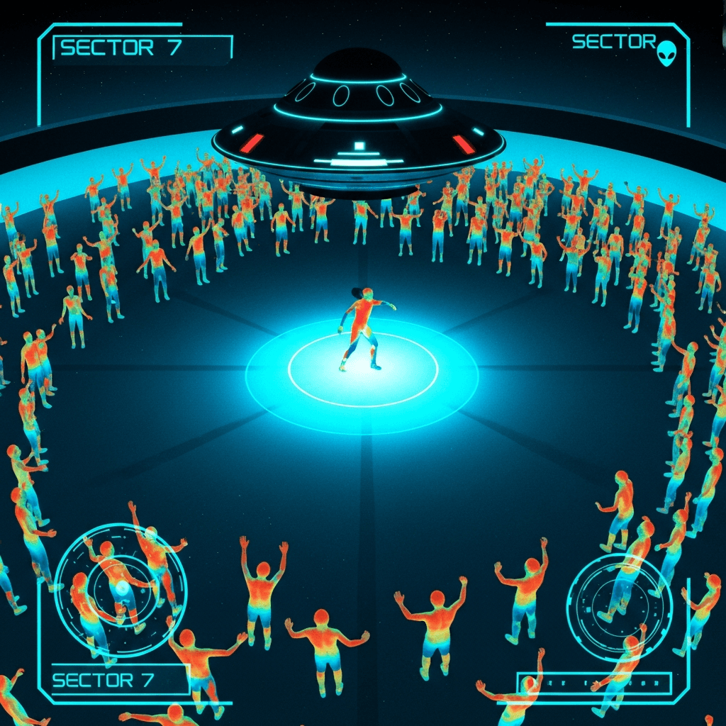 Sector 7 Bipeds Attempt Kinetic Defiance of Gravitational Constants