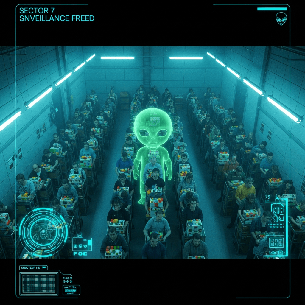 Sector 7 Bipeds Exchange Fictional Credits for Interlocking Polymer Effigies